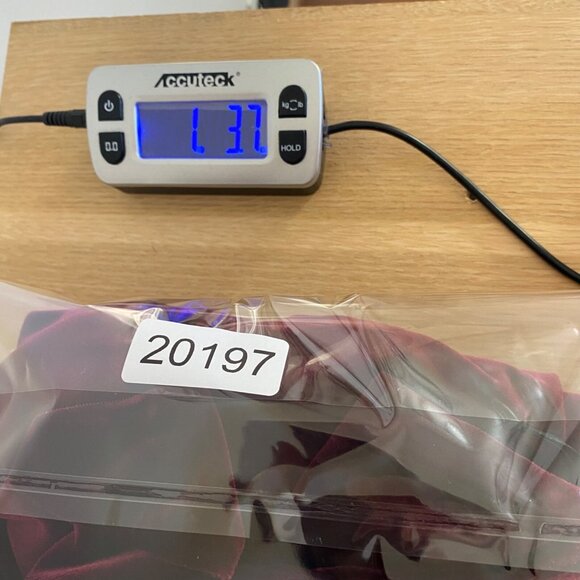 Calvin Klein Dress Womens 16 Burgundy Velveteen Off Shoulder Long Sleeve Knee - Picture 9 of 9